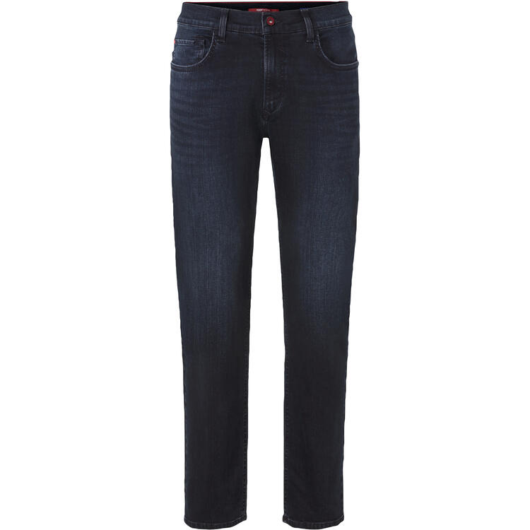 Auf diesem Bild sehen Sie Pioneer Herren Stretch-Jeans in der Farbe schwarz-blau