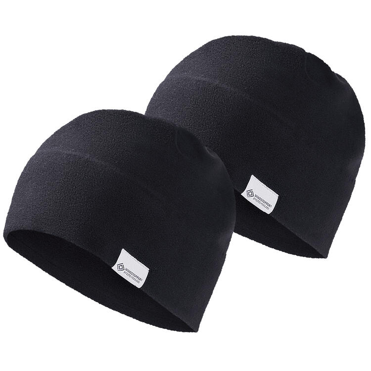Auf diesem Bild sehen Sie  Doppelpack GORE-TEX-Windstopper M�tzen unisex  in der Farbe schwarz
