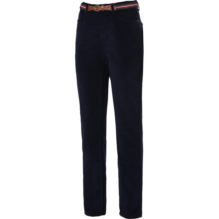 Belmina Damen Cordhose mit Grtel
