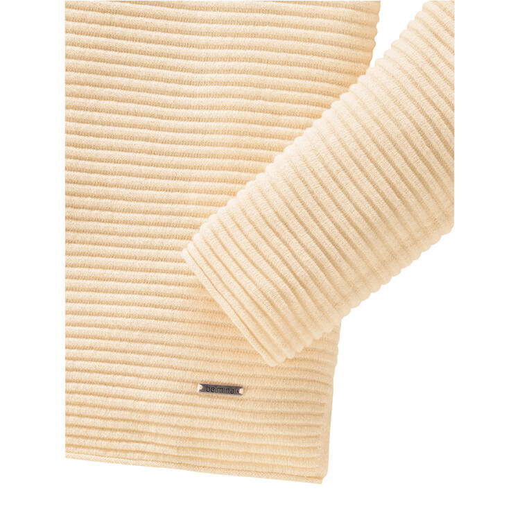 Belmina Damen Reliefpullover