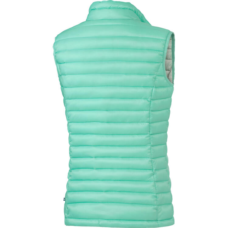 Auf diesem Bild sehen Sie Patsy & Lou Damen Leichtsteppweste in der Farbe mintgr�n