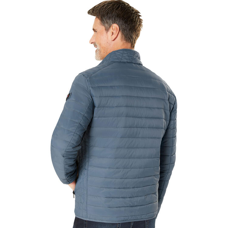 Auf diesem Bild sehen Sie Tom Ramsey Herren Leichtsteppjacke in der Farbe mittelblau