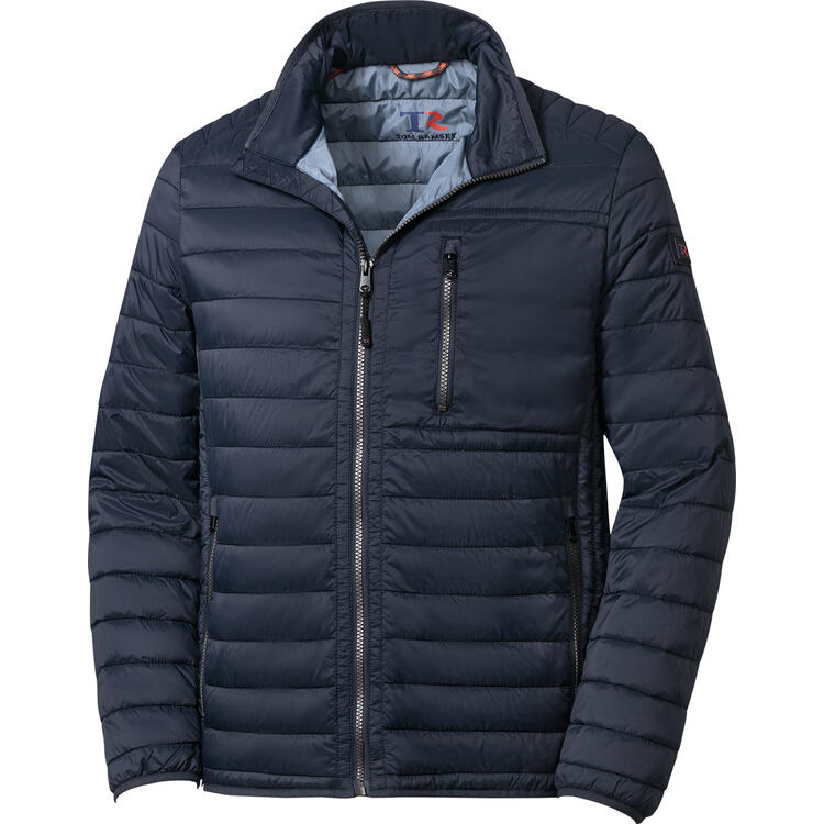 Auf diesem Bild sehen Sie Tom Ramsey Herren Leichtsteppjacke in der Farbe marine