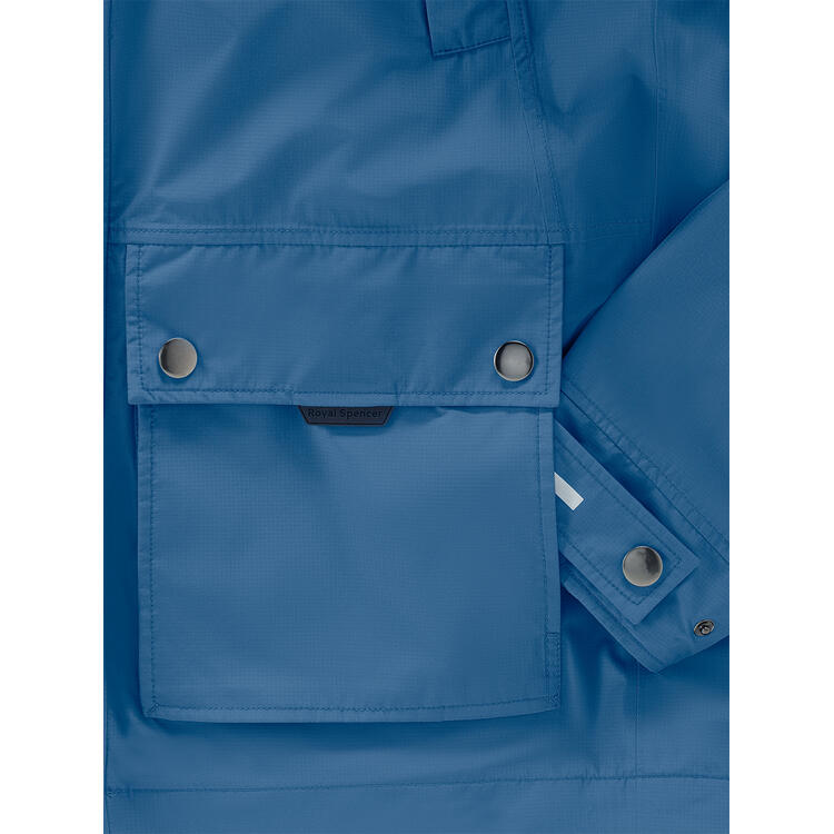 Auf diesem Bild sehen Sie Royal Spencer Herren Funktionsparka in der Farbe blau