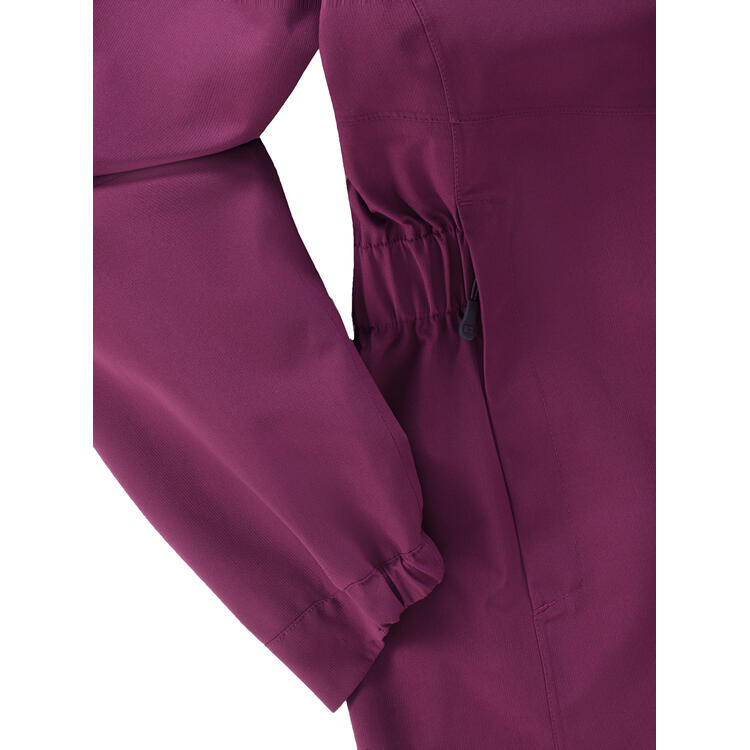 Auf diesem Bild sehen Sie Spitzbergen Damen Funktionsjacke lang in der Farbe beere