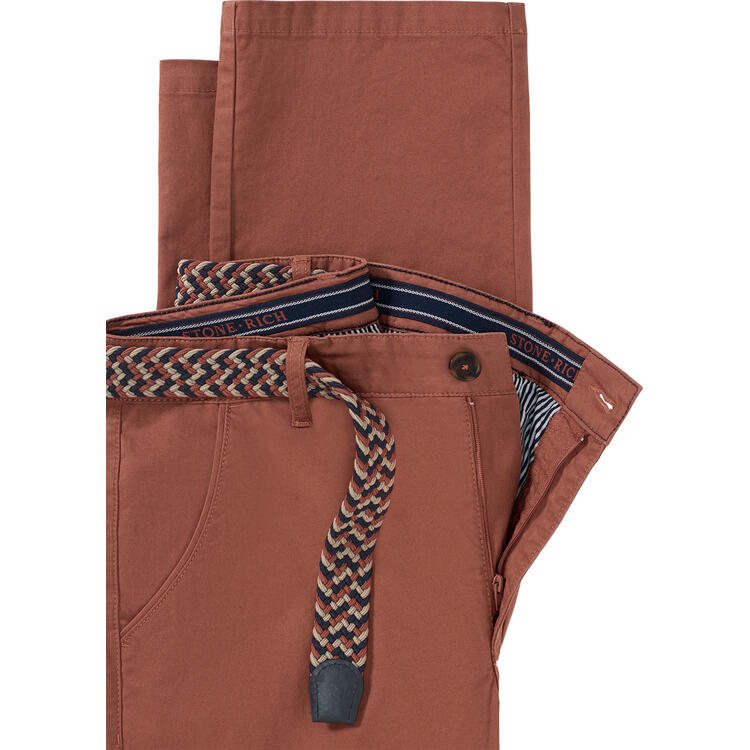 Stone Rich Freizeithose mit Grtel