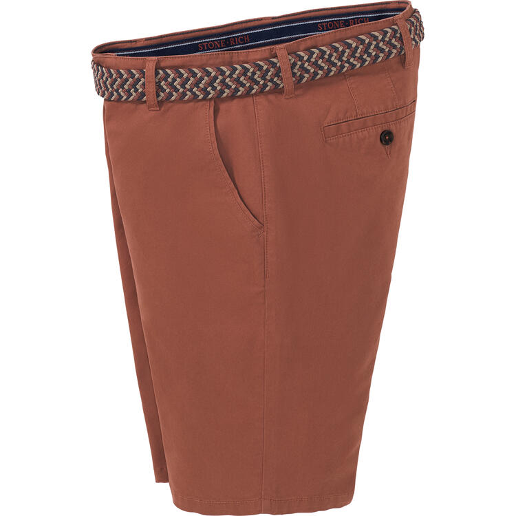 Stone Rich Freizeitbermudas mit Grtel