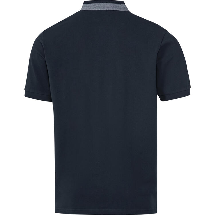 Auf diesem Bild sehen Sie Pierre Cardin Herren Henley-Shirt in der Farbe marine