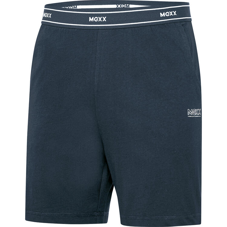 Auf diesem Bild sehen Sie Mexx Herren Pyjama kurz in der Farbe marine