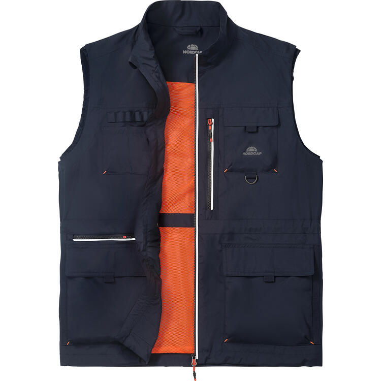 Auf diesem Bild sehen Sie Nordcap Herren Funktions-Outdoorweste in der Farbe marine