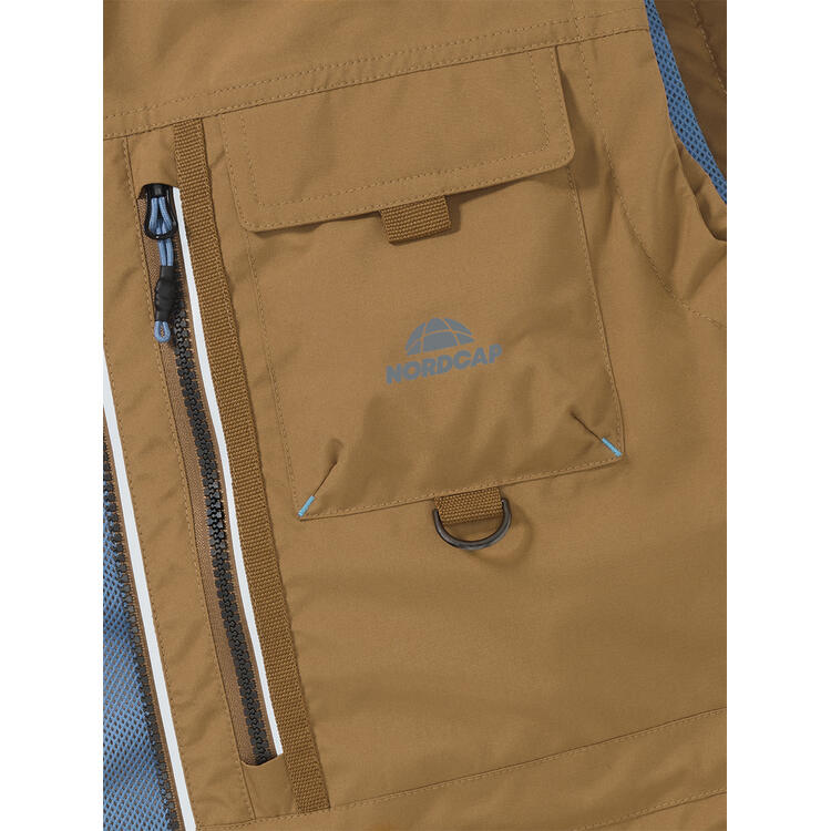 Auf diesem Bild sehen Sie Nordcap Herren Funktions-Outdoorweste in der Farbe sand