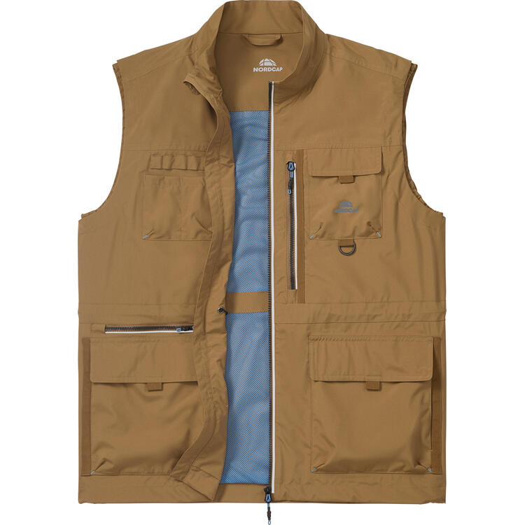 Auf diesem Bild sehen Sie Nordcap Herren Funktions-Outdoorweste in der Farbe sand