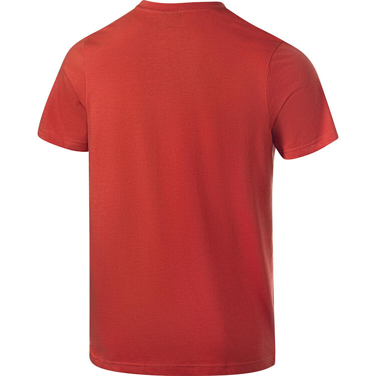 Auf diesem Bild sehen Sie Lotto Herren T-Shirt kurzarm in der Farbe terrakotta
