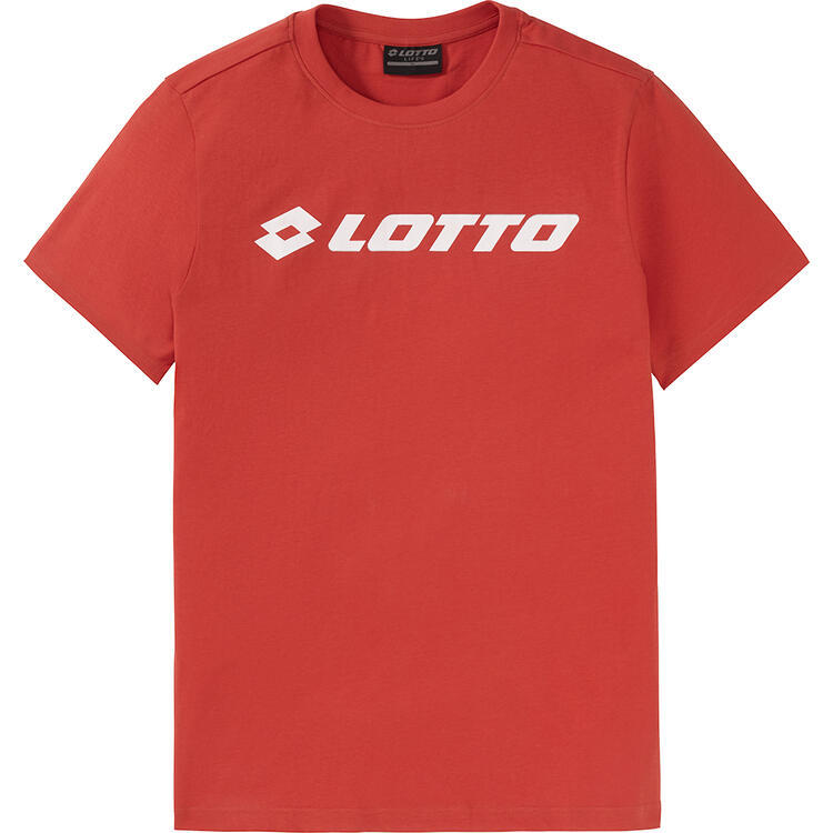 Auf diesem Bild sehen Sie Lotto Herren T-Shirt kurzarm in der Farbe terrakotta