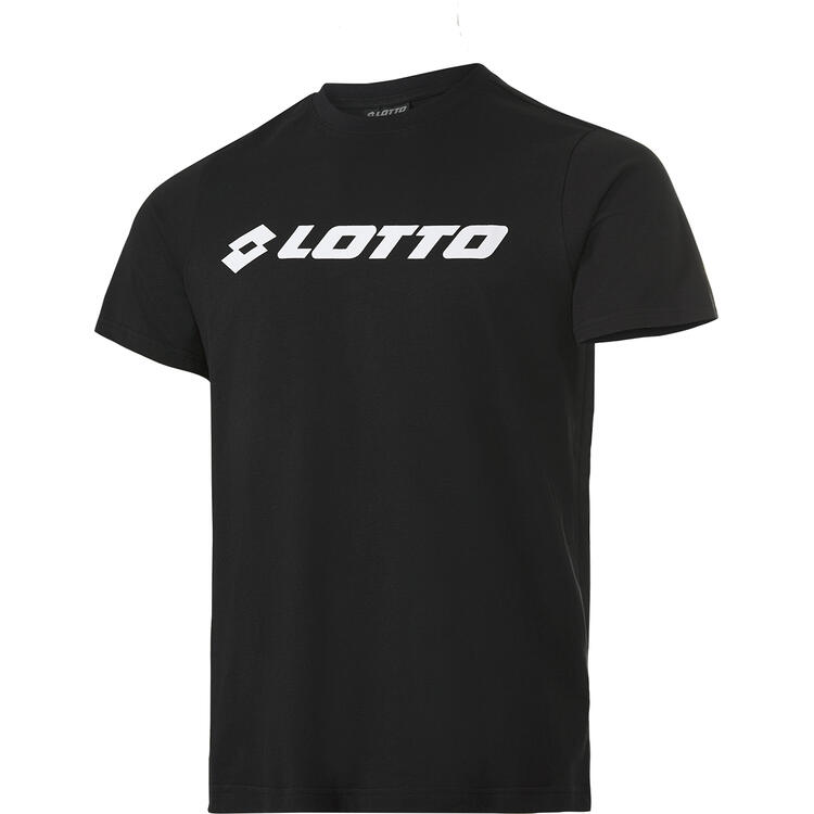 Auf diesem Bild sehen Sie Lotto Herren T-Shirt kurzarm in der Farbe schwarz