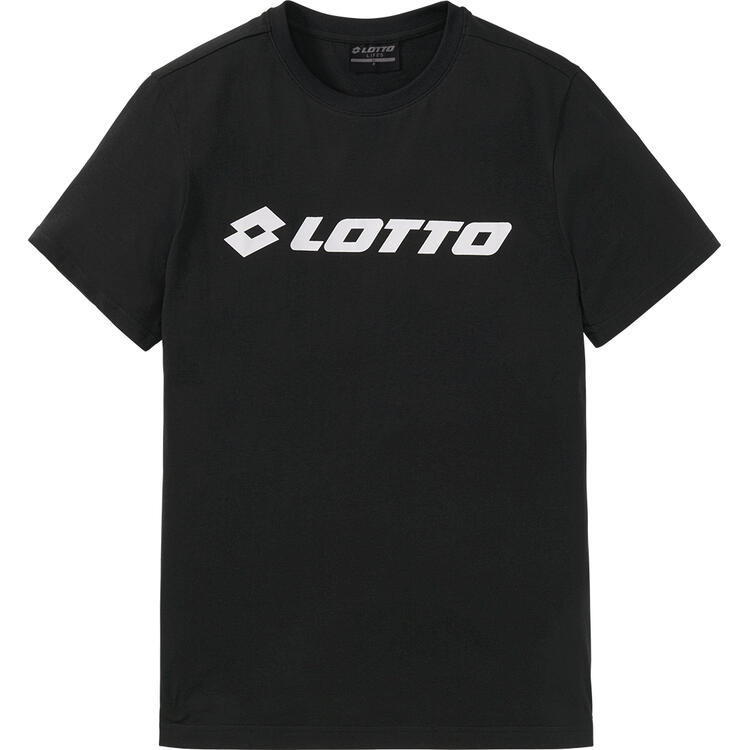 Auf diesem Bild sehen Sie Lotto Herren T-Shirt kurzarm in der Farbe schwarz