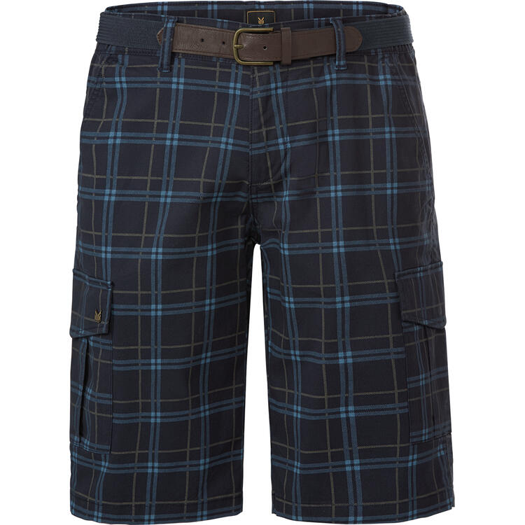 Glattsand Herren Cargo-Bermudas mit Grtel