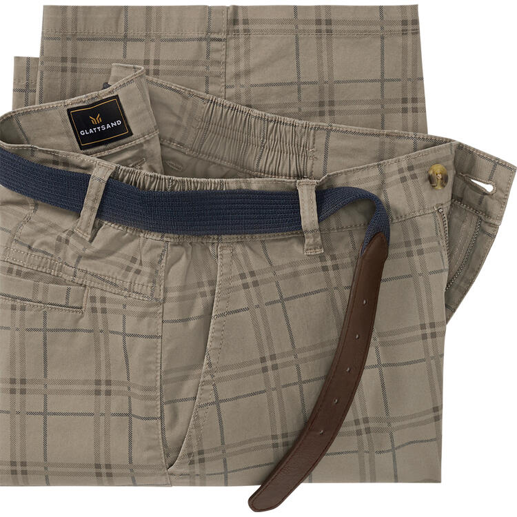 Glattsand Herren Cargo-Bermudas mit Grtel