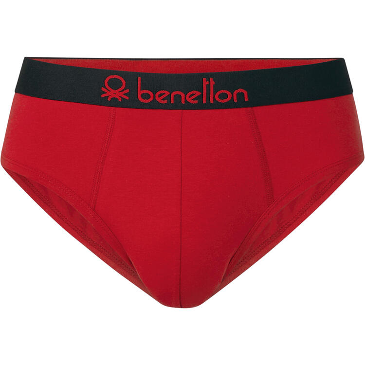 Auf diesem Bild sehen Sie Benetton 5er Pack Slips in der Farbe Farb Mix