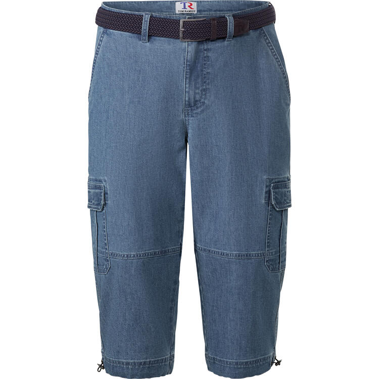 Tom Ramsey Herren Capri-Jeans mit Grtel