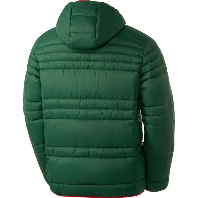 Auf diesem Bild sehen Sie Benetton Herren Steppjacke in der Farbe gr�n