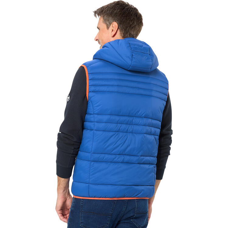 Auf diesem Bild sehen Sie Nordcap Herren Steppweste in der Farbe blau
