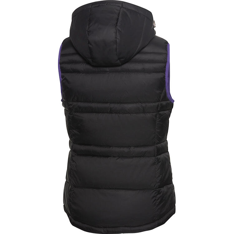 Auf diesem Bild sehen Sie Nordcap Damen Steppweste in der Farbe schwarz