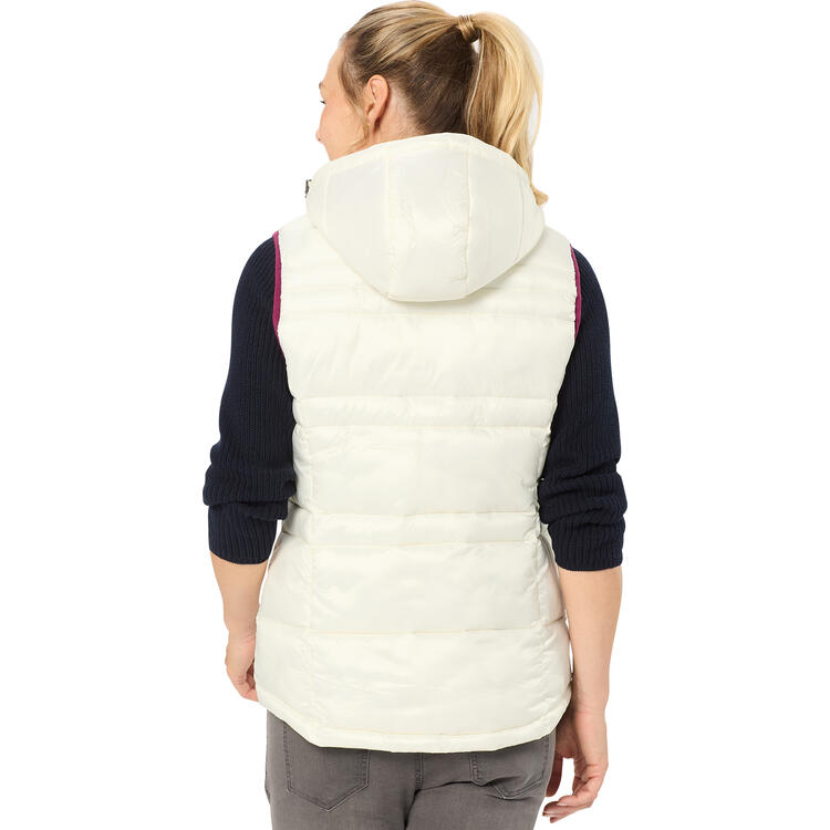 Auf diesem Bild sehen Sie Nordcap Damen Steppweste in der Farbe natur