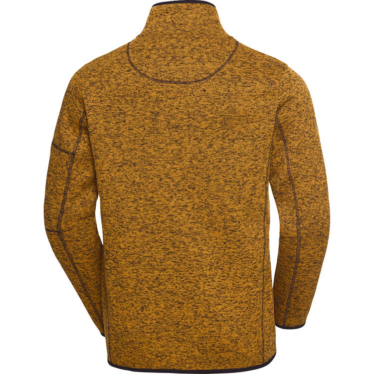 Auf diesem Bild sehen Sie Stubai Herren Strickfleece-Jacke in der Farbe messing