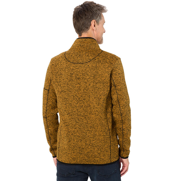 Auf diesem Bild sehen Sie Stubai Herren Strickfleece-Jacke in der Farbe messing