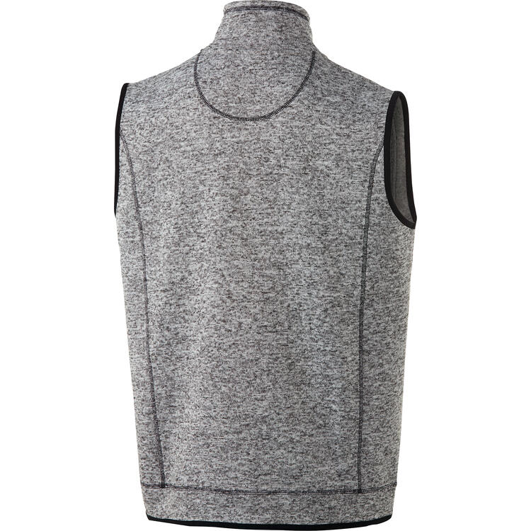 Auf diesem Bild sehen Sie Stubai Herren Strickfleece-Weste in der Farbe grau-melange