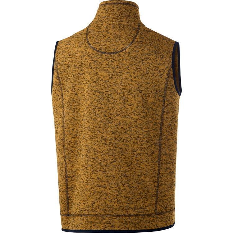 Auf diesem Bild sehen Sie Stubai Herren Strickfleece-Weste in der Farbe messing