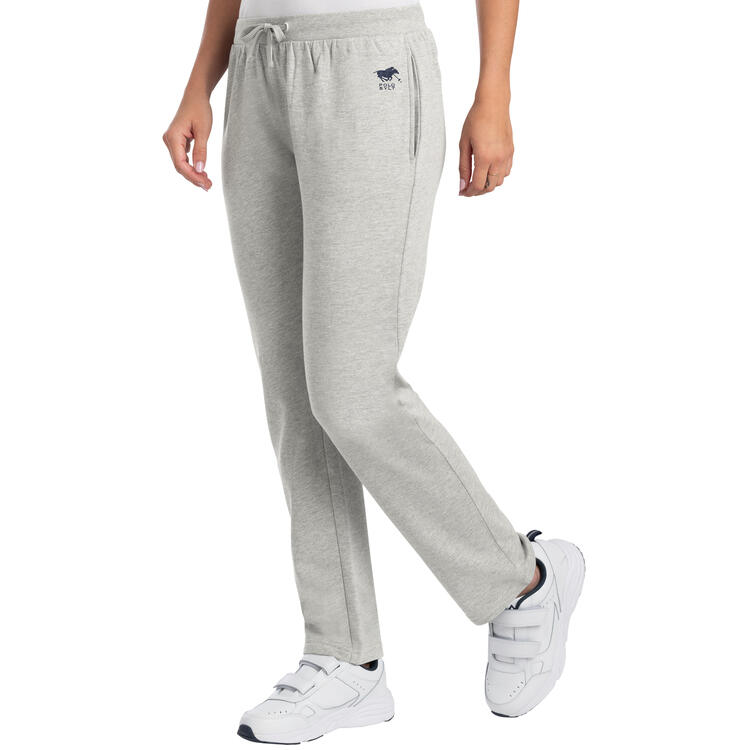 Auf diesem Bild sehen Sie Polo Sylt Damen Jogginghose in der Farbe grau-melange