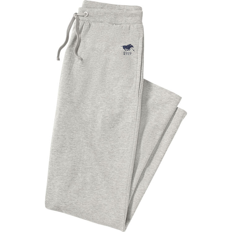 Auf diesem Bild sehen Sie Polo Sylt Herren Jogginghose in der Farbe grau-melange