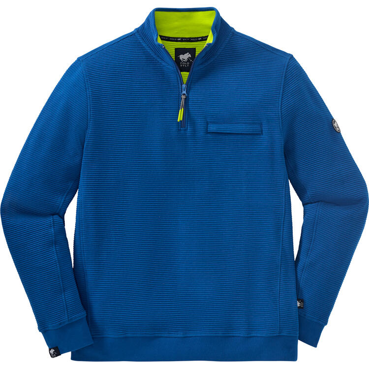 Auf diesem Bild sehen Sie Polo Sylt Herren Aktiv-Troyer in der Farbe royalblau
