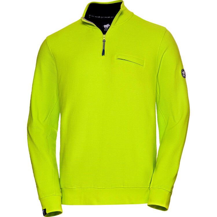 Auf diesem Bild sehen Sie Polo Sylt Herren Aktiv-Troyer in der Farbe limone