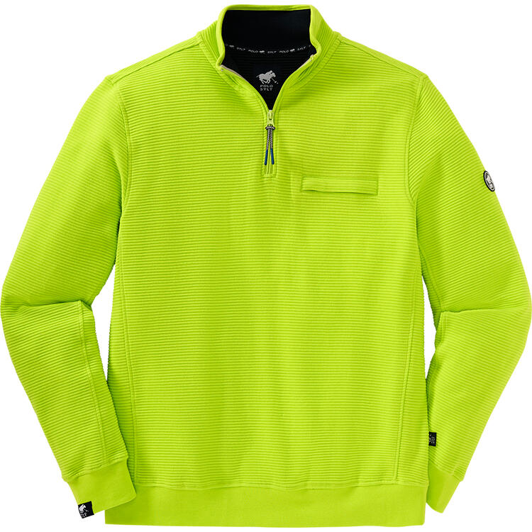 Auf diesem Bild sehen Sie Polo Sylt Herren Aktiv-Troyer in der Farbe limone