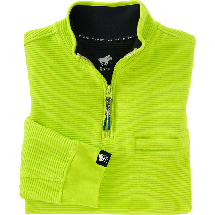 Auf diesem Bild sehen Sie Polo Sylt Herren Aktiv-Troyer in der Farbe limone