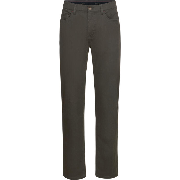 Auf diesem Bild sehen Sie Suprax Herren Komfort-Flex Hose  in der Farbe olivgrn