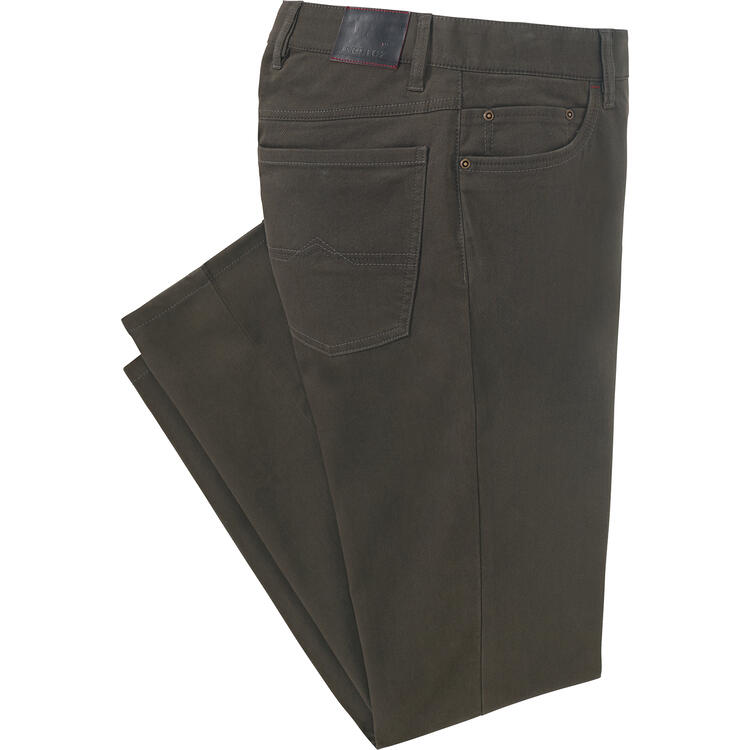 Auf diesem Bild sehen Sie Suprax Herren Komfort-Flex Hose  in der Farbe olivgrn