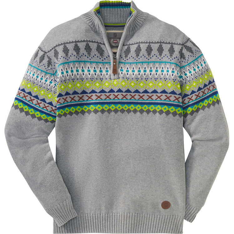 Auf diesem Bild sehen Sie Hinterstoisser Herren Norweger-Troyer in der Farbe grau-melange