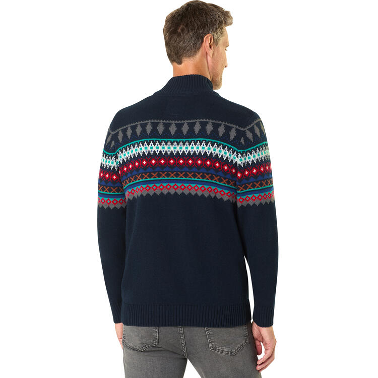 Auf diesem Bild sehen Sie Hinterstoisser Herren Norweger-Troyer in der Farbe marine