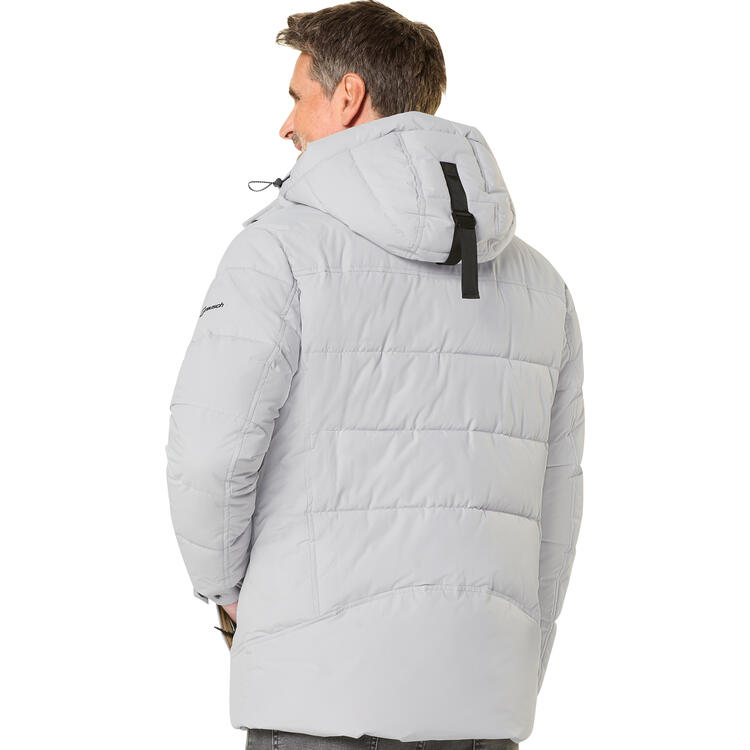 Auf diesem Bild sehen Sie Reusch Herren Aktiv-Steppjacke in der Farbe hellgrau