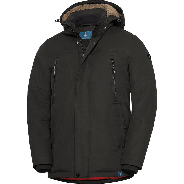 Auf diesem Bild sehen Sie Stone Rich Herren Parka in der Farbe olivgrn
