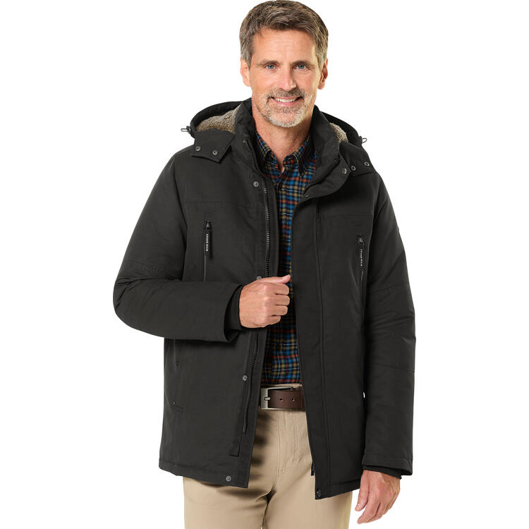 Auf diesem Bild sehen Sie Stone Rich Herren Parka in der Farbe olivgrn