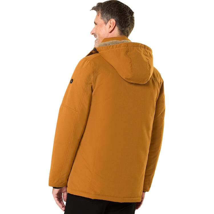 Auf diesem Bild sehen Sie Stone Rich Herren Parka in der Farbe Curry