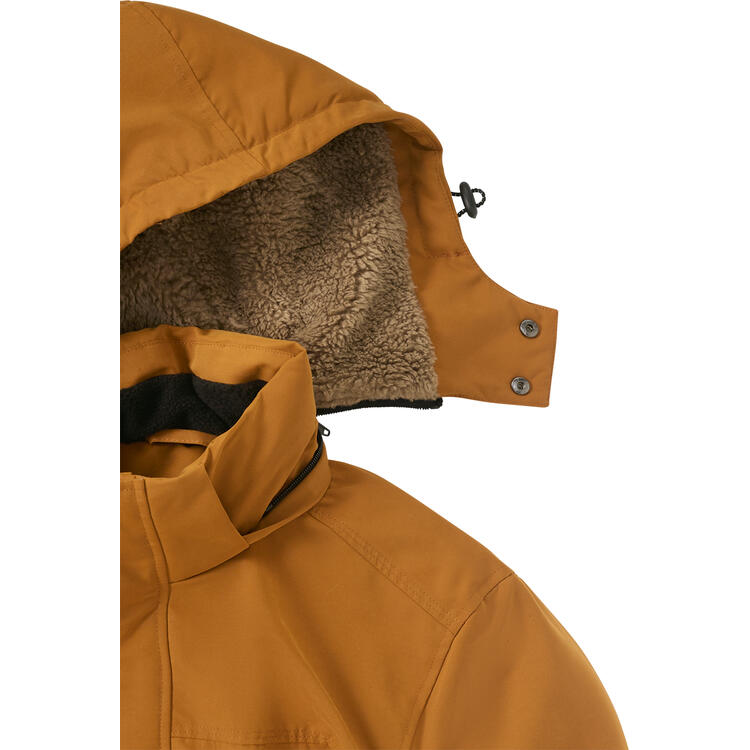 Auf diesem Bild sehen Sie Stone Rich Herren Parka in der Farbe Curry