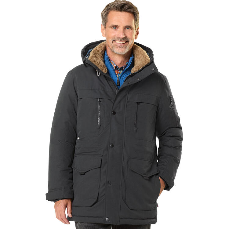 Auf diesem Bild sehen Sie Spitzbergen Herren Outdoor-Parka in der Farbe anthrazit