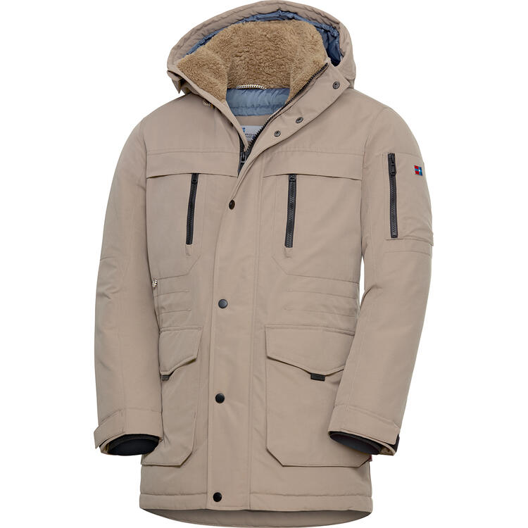 Auf diesem Bild sehen Sie Spitzbergen Herren Outdoor-Parka in der Farbe beige