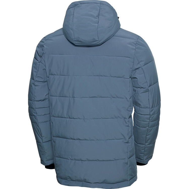 Auf diesem Bild sehen Sie Jacques Britt Herren Stepp-Parka in der Farbe mittelblau